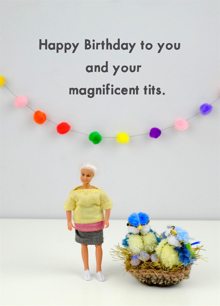 Your Magnificent Tits Card