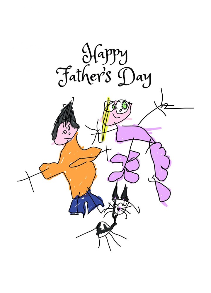 Elika's Father's Day Card