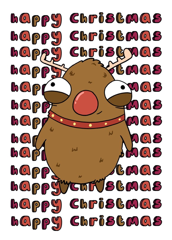 Rudolph Wishes Card