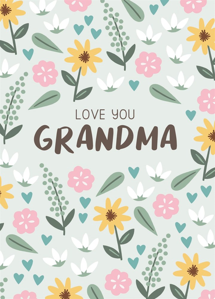 Love You Grandma Card