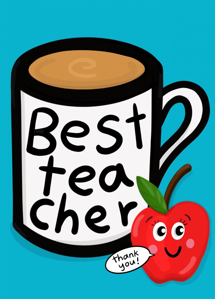 Best Tea-cher Card