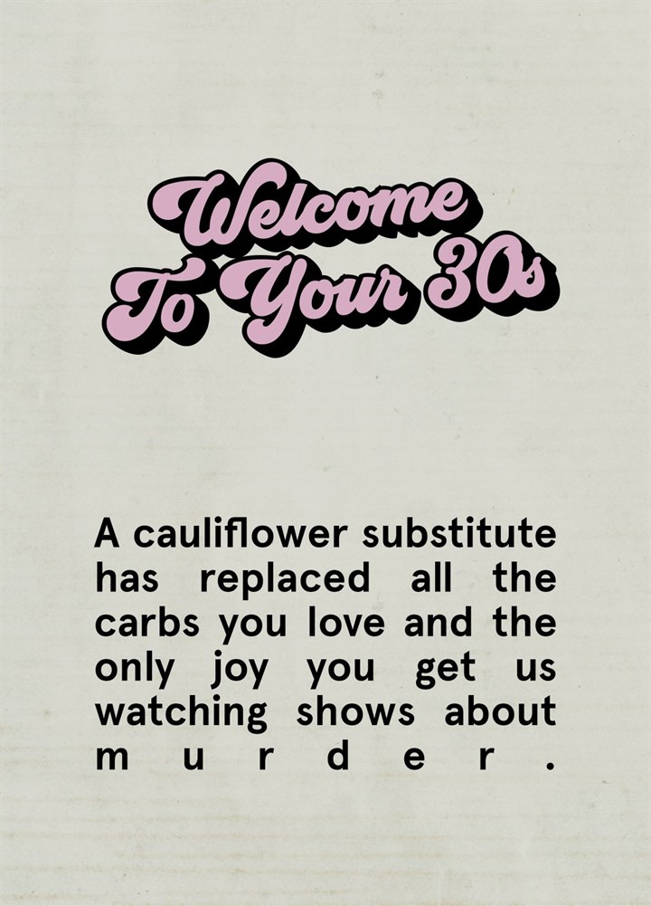 Cauliflower Card