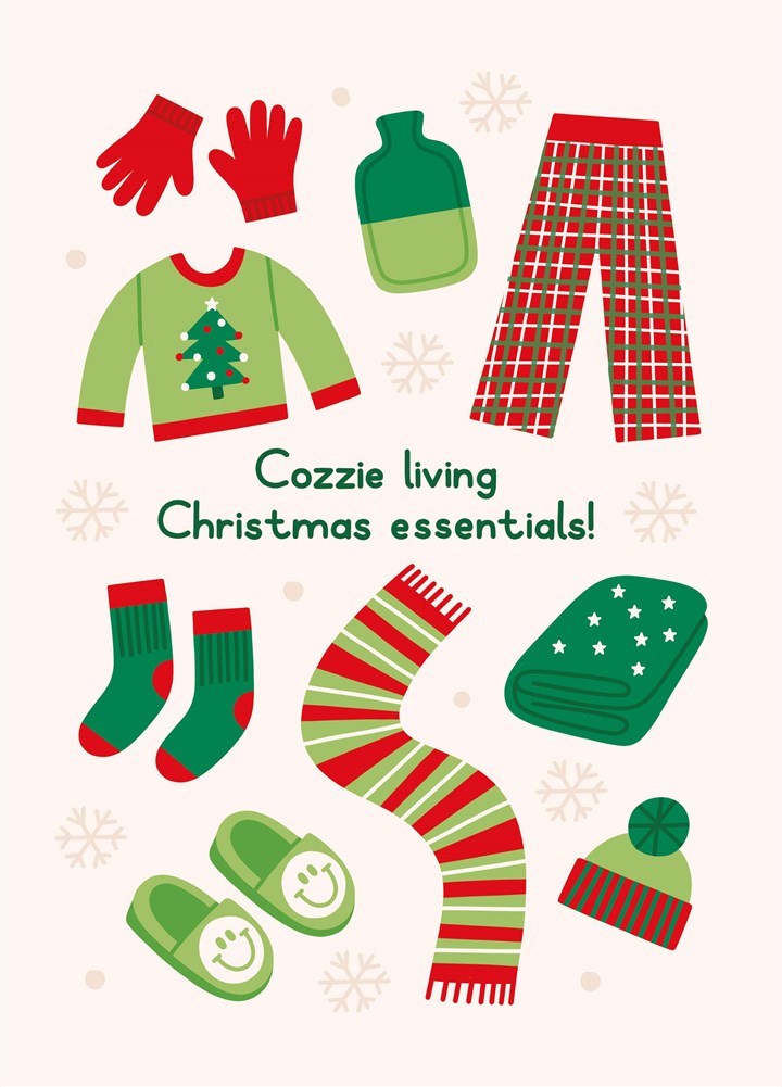 Cozzie Living Essentials Christmas Card
