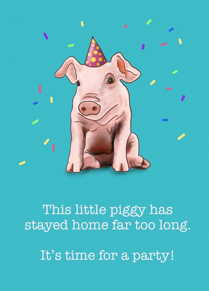This Little Piggy Card