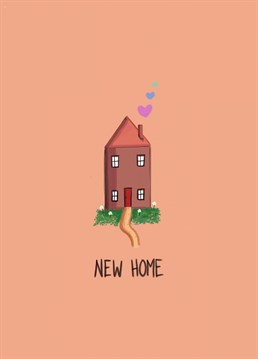 Send happy new home wishes with this pretty card.