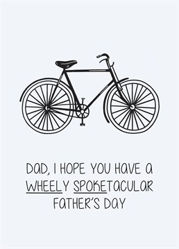 Wish your dad a Happy Father's Day with this funny, colourful card. Designed by Creaternet.