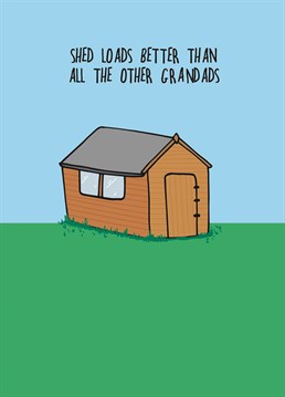 Probably the biggest compliment you could ever give your Grandad. Give him this thoughtful Scribbler card on Father's Day and he'll be pleased as punch.