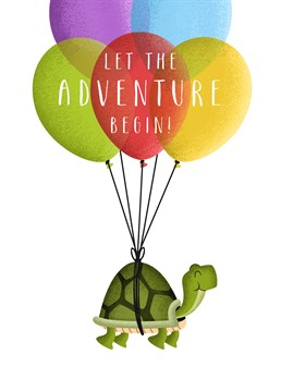 Wish the adventurous traveller the best of luck on their voyage with this great Bon Voyage card from Folio!