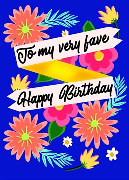 Say happy birthday to your favorite person with this beautiful card, full of floral delights. Big, bright and bold card from Emma TK Designs!