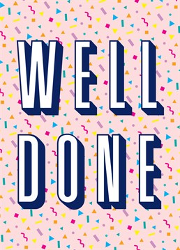This Scribbler card is a great way to say congratulations. Perfect for someone who's done something really special.