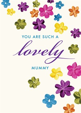 Send this beautiful Lucilla Lavender Birthday card to your Mum this Mother's Day and tell her how lovely she is.