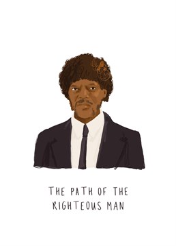 The must-have Birthday card for any Tarantino lover who has this entire speech memorised. Pulp Fiction inspired design by Middle Mouse.