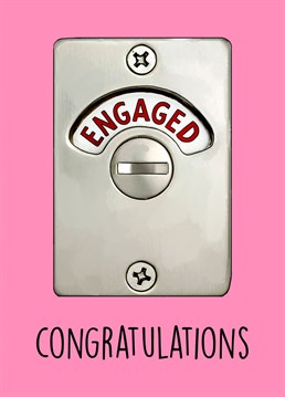 Treat them to this brilliant Engagement card by Poppy And Mabel and make their day!