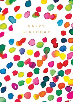 Say Happy Birthday with this Portico Designs card and really hit the spot on someone's birthday.