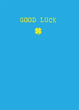 Wish them the best of luck with this cute card by the designers at Scribbler.
