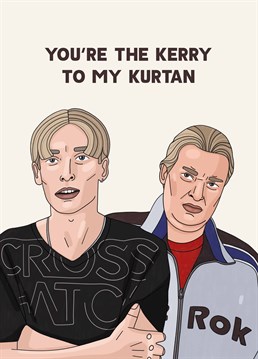 Also part of a dynamic duo? Send this TV inspired Scribbler card to your partner in crime (and sportswear).