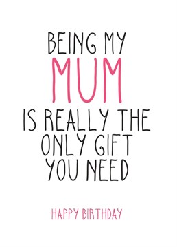 Funny Birthday card for Mum, designed by Totally Mailed It