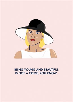 Send your best wishes with this Birthday card based on the truly Iconic Meredith Blake from The Parent Trap! This is part of the collaboration range with Hey Now Hey now, the globally loved Nostalgia podcast. With over 150,000 listeners worldwide, we have teamed up with Hey Now to create a range of Birthday cards based on some of the Nostalgia films discussed on the podcast!
