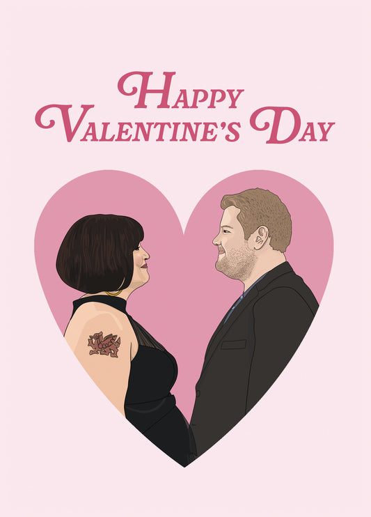 Nessa And Smithy - Gavin And Stacey Love Card - Romantic Valentine's Day Card