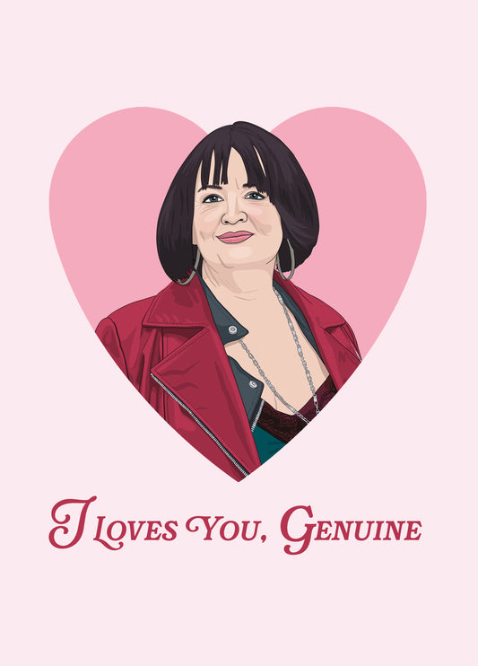 Nessa Love Card - Gavin & Stacey - Romantic Valentine's Day Card
