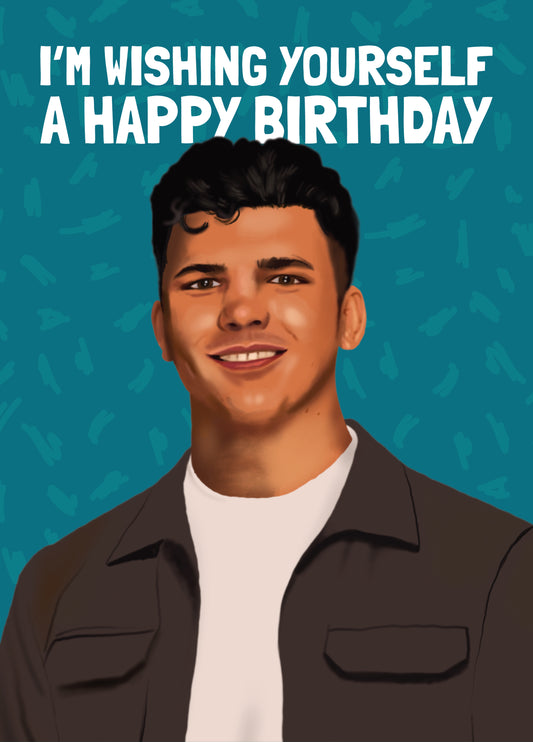 Harry From Traitors Birthday Card