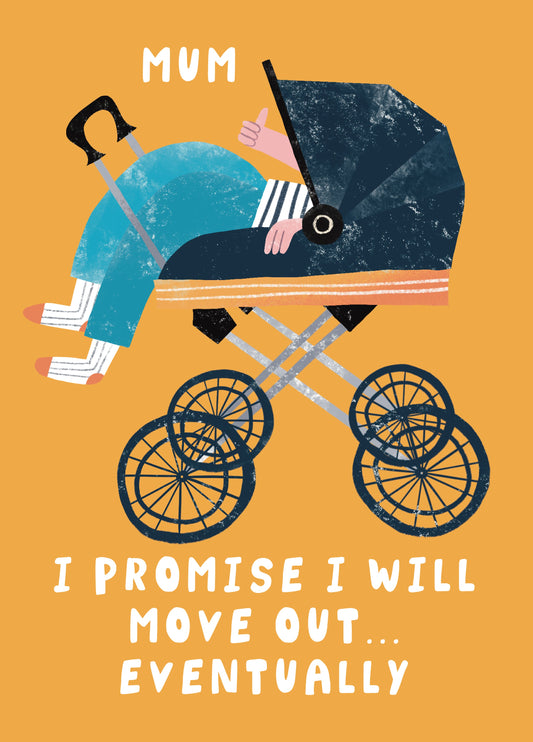 Funny Adult Baby Mother's Day Card