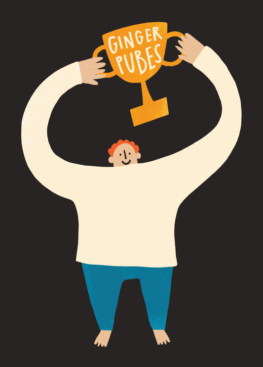 Ginger Pubes Card