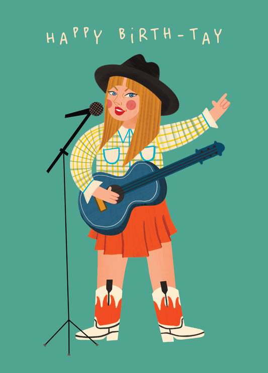 Cute Taylor Swift Birthday Card