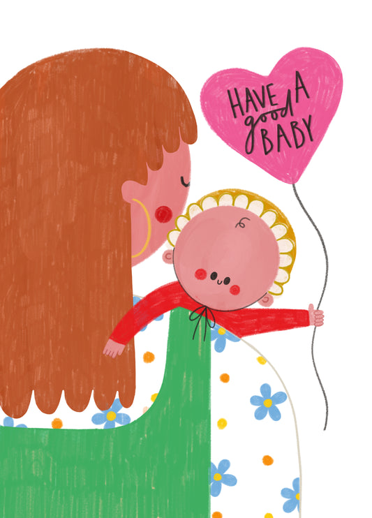 Cute New Baby Card - Maternity Leave
