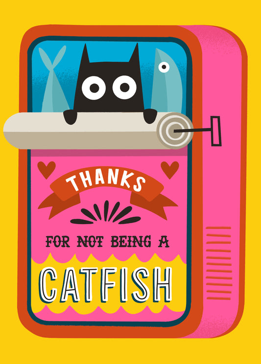 Funny Valentine's Day Card - Catfish - Online Dating