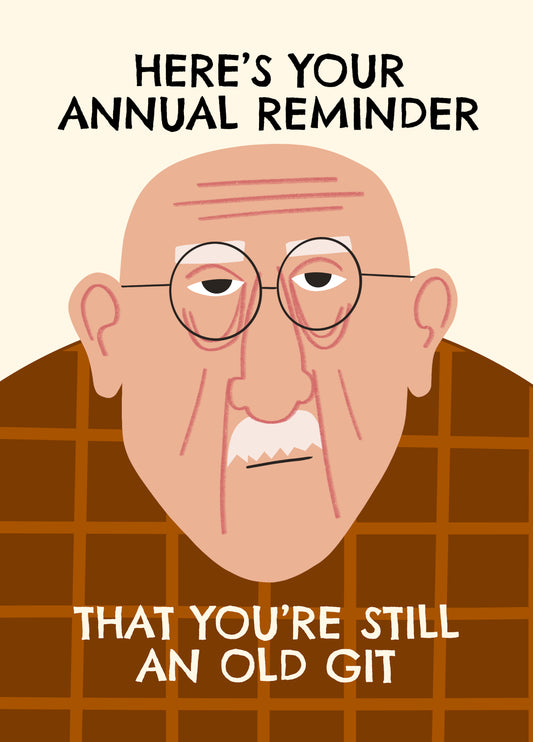 Old Git Annual Reminder