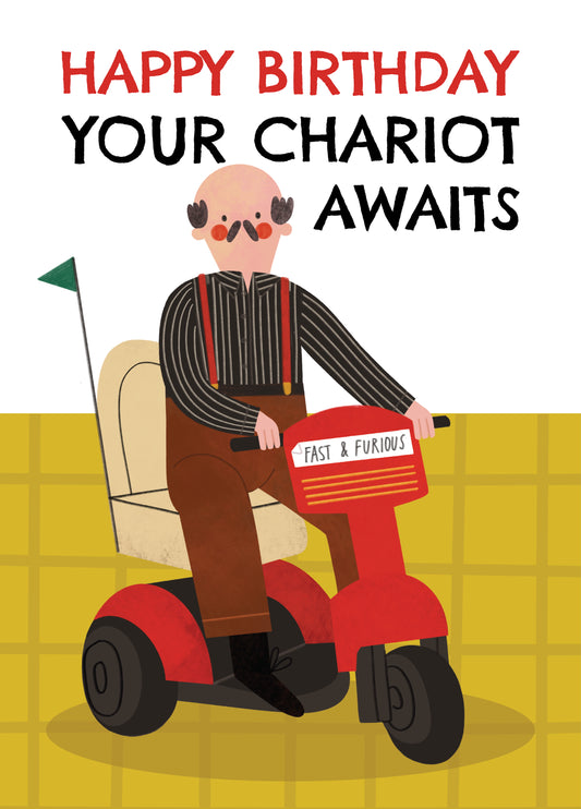 Your Chariot Awaits Card