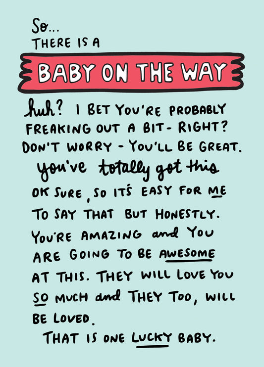Baby On The Way Card