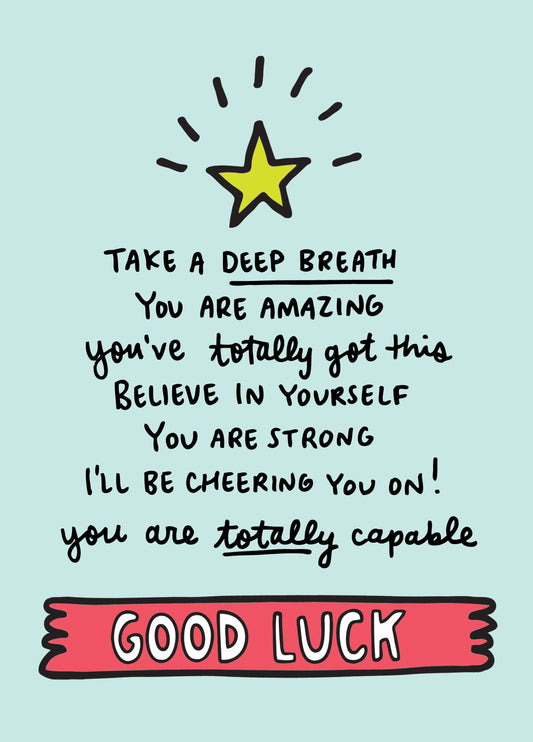 Good Luck Card