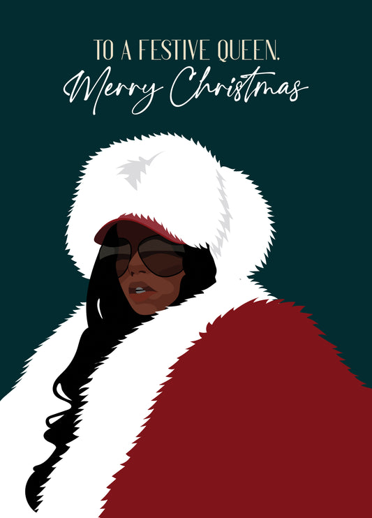To A Festive Queen. Merry Christmas