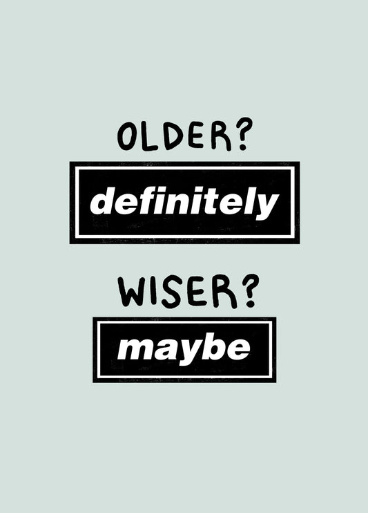 Definitely Maybe Oasis Birthday Card