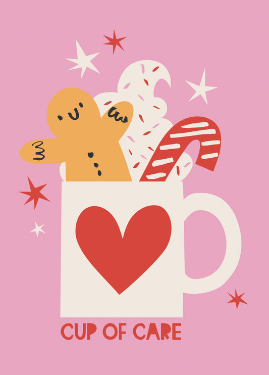 Cup Of Care, Just Because, Thinking Of You, Card