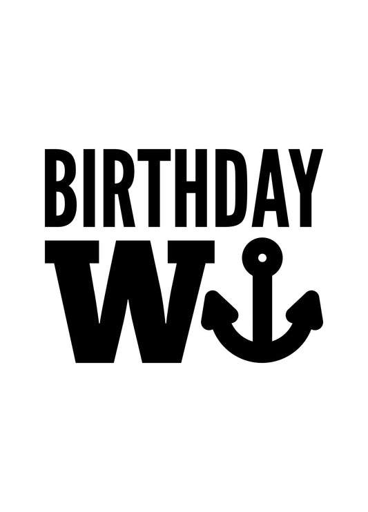 Birthday Wanker Card