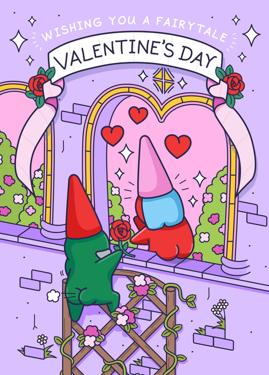 Fairytale Love Story - Cute Valentine's Card