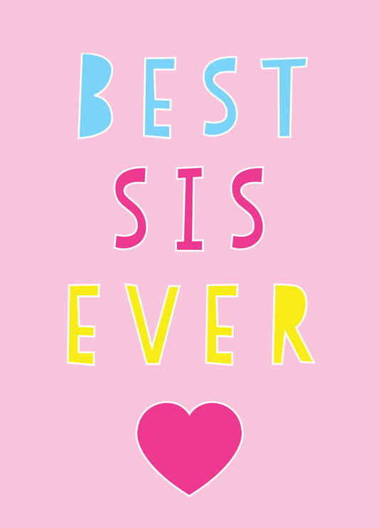 Best Sis Ever Card