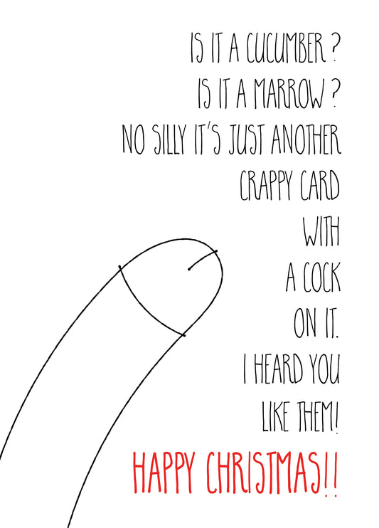 Another Christmas Cock Card