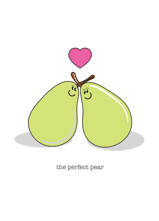 Perfect Pear Anniversary Card