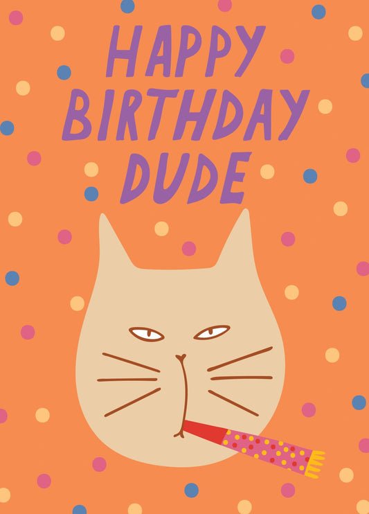 Happy Birthday Dude Card