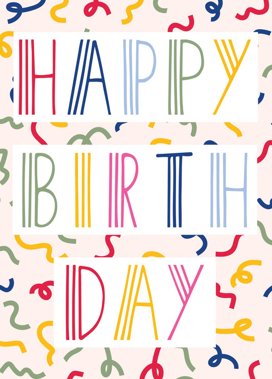 Happy Birthday Party Card