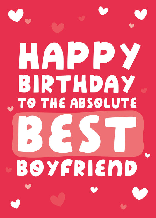 Best Boyfriend Birthday Card
