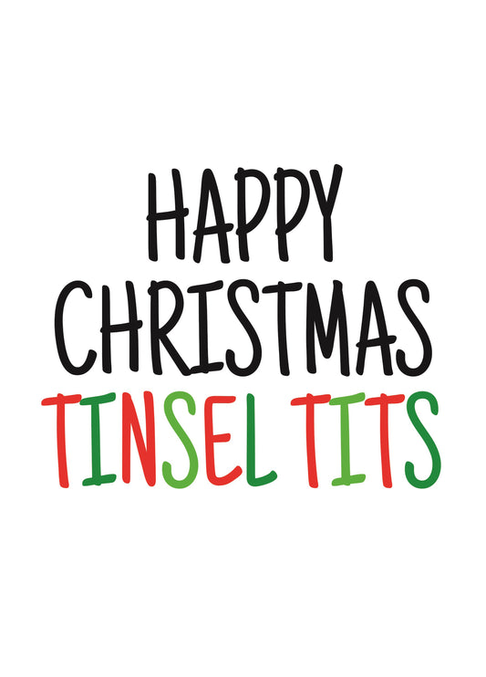 Tinsel Tits Card