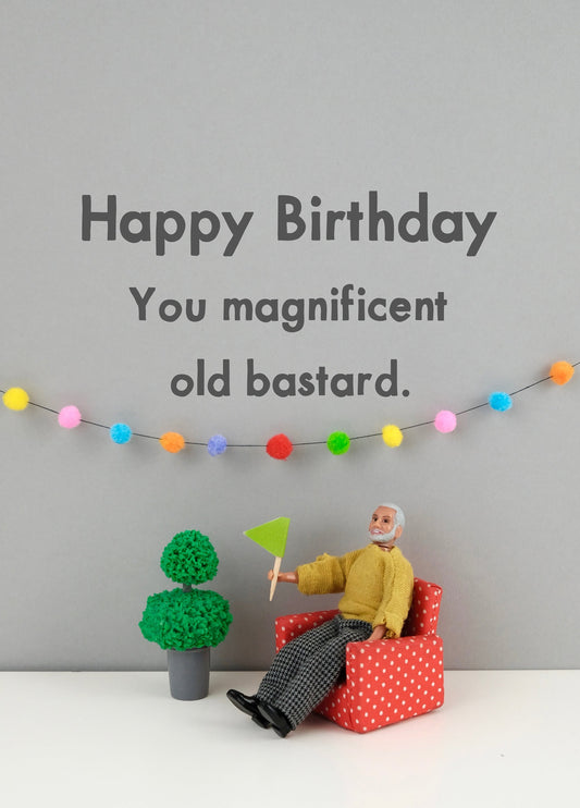 Magnificent Old Bastard Card