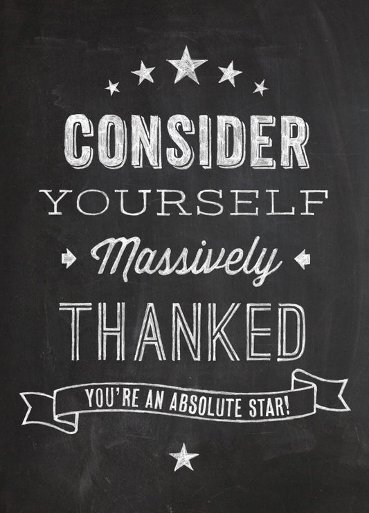 Massively Thanked Card