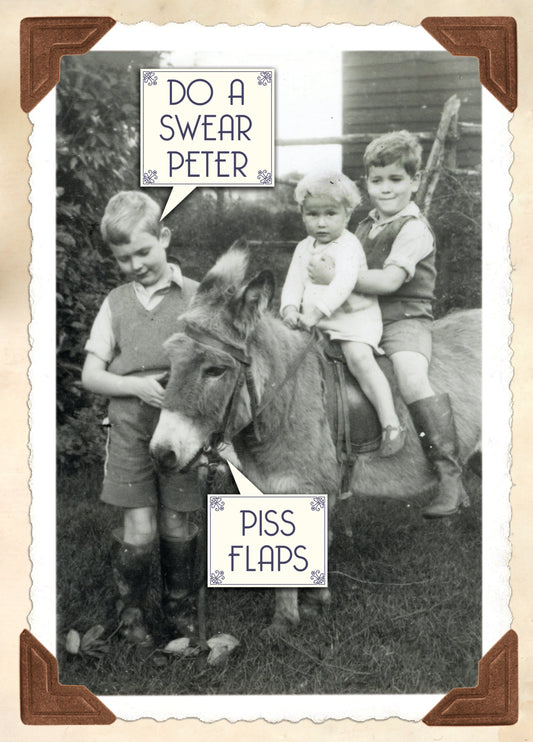Piss Flaps Card