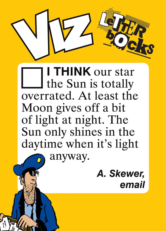 Overrated Sun Card